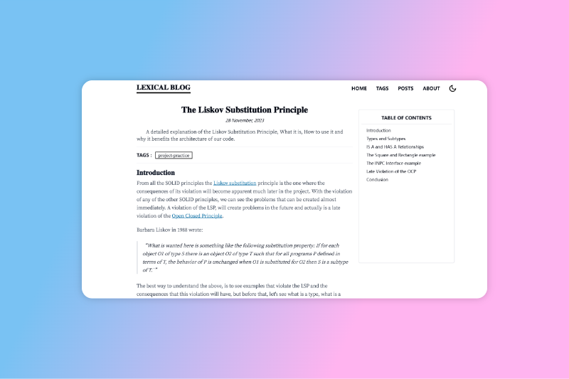 Reader Page